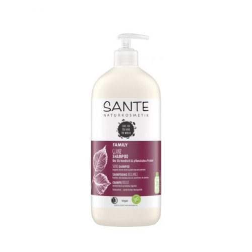 Sante Family Selyemfény sampon bio nyírlevéllel és növényi fehérjével 950 ml